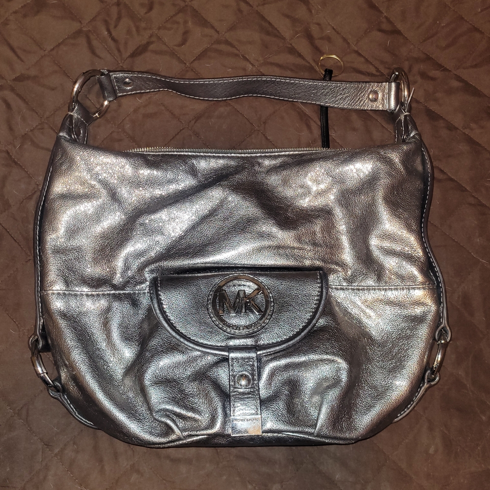 Michael Kors Silver Shoulder Bag